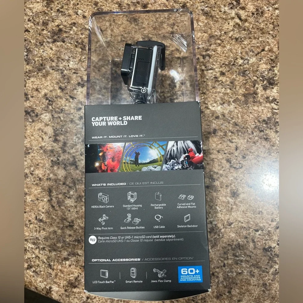 NEW NIB GOPRO 4 BLACK EDITION 4K DESCRIPTION IN PHOTOS